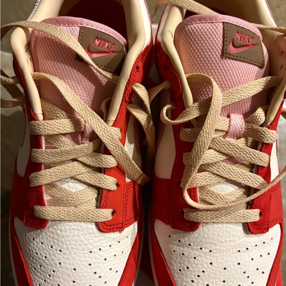 Nike Dual-Tone Red and Pink Sneakers